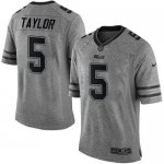 Jerseys Factory Cheap Nike Bills #5 Tyrod Taylor Gray Men's Stit