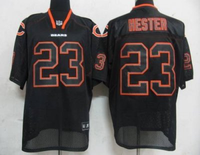 Jerseys Factory Cheap Bears #23 Devin Hester Lights Out Black St