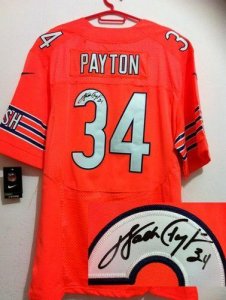 Jerseys Factory Cheap Nike Bears #34 Walter Payton Orange Altern