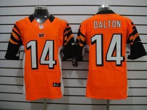 Jerseys Factory Cheap Nike Bengals #14 Andy Dalton Orange Altern