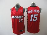 Jerseys Factory Cheap Heat #15 Mario Chalmers Red Stitched NBA J