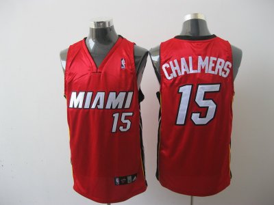 Jerseys Factory Cheap Heat #15 Mario Chalmers Red Stitched NBA J