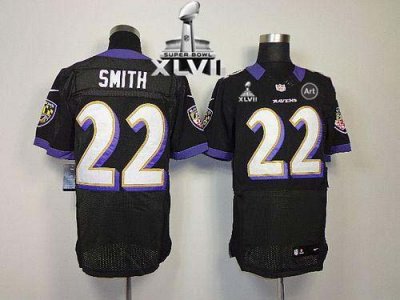 Jerseys Factory Cheap Nike Ravens #22 Jimmy Smith Black Alternat