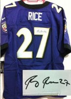 Jerseys Factory Cheap Nike Ravens #27 Ray Rice Purple Team Color