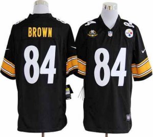 Jerseys Factory Cheap Nike Steelers #84 Antonio Brown Black Team