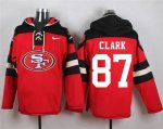 Jerseys Factory Cheap Nike 49ers #87 Dwight Clark Red Player Pul