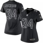Jerseys Factory Cheap Nike Raiders #34 Bo Jackson Black Impact W