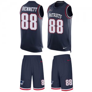 Jerseys Factory Cheap Nike Patriots #88 Martellus Bennett Navy B