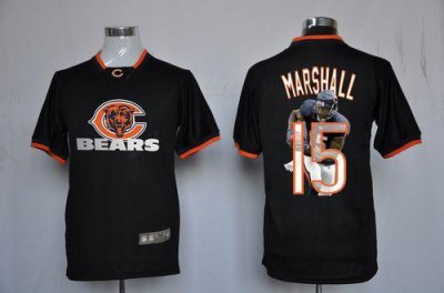 Jerseys Factory Cheap Nike Bears #15 Brandon Marshall Black Men'