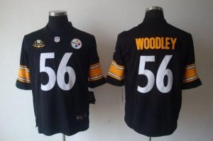 Jerseys Factory Cheap Nike Steelers #56 LaMarr Woodley Black Tea