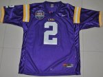 Jerseys Factory Cheap LSU Tigers #2 Rueben Randle Purple 2012 BC