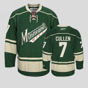 Jerseys Factory Cheap Wild #7 Matt Cullen Embroidered Green NHL