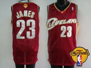 Jerseys Factory Cheap Cavaliers #23 LeBron James Red The Finals