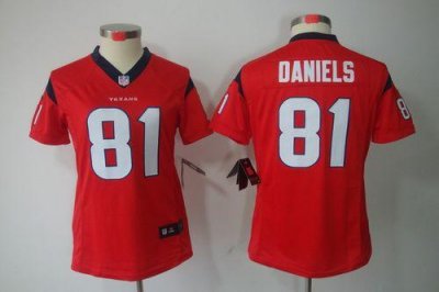 Jerseys Factory Cheap Nike Texans #81 Owen Daniels Red Alternate