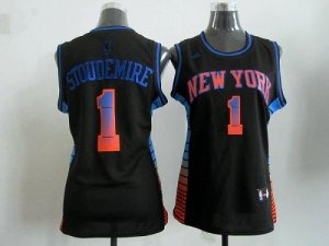 Jerseys Factory Cheap Knicks #1 Amare Stoudemire Black Women's V