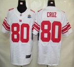 Jerseys Factory Cheap Nike Giants #80 Victor Cruz White With Hal