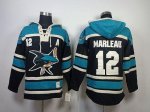 Jerseys Factory Cheap Sharks #12 Patrick Marleau Blue Sawyer Hoo