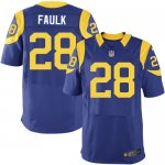 Jerseys Factory Cheap Nike Rams #28 Marshall Faulk Royal Blue Al