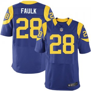 Jerseys Factory Cheap Nike Rams #28 Marshall Faulk Royal Blue Al