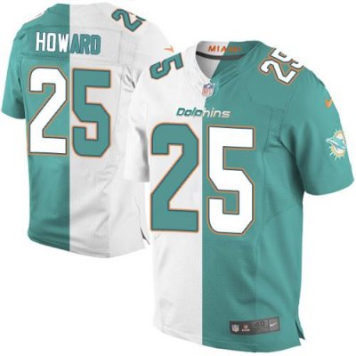 Jerseys Factory Cheap Nike Dolphins #25 Xavien Howard Aqua Green