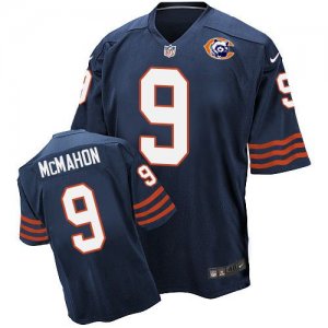 Jerseys Factory Cheap Nike Bears #9 Jim McMahon Navy Blue Throwb