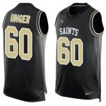 Jerseys Factory Cheap Nike Saints #60 Max Unger Black Team Color