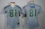 Jerseys Factory Cheap Nike Seahawks #81 Golden Tate Grey Alterna