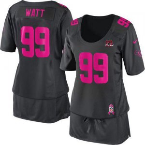 Jerseys Factory Cheap Nike Texans #99 J.J. Watt Dark Grey With 1