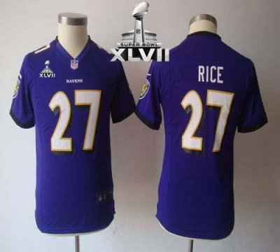 Jerseys Factory Cheap Nike Ravens #27 Ray Rice Purple Team Color