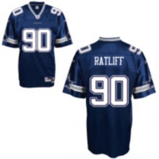 Jerseys Factory Cheap Cowboys #90 Jay Ratliff Blue Stitched NFL - Click Image to Close