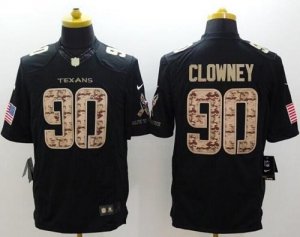 Jerseys Factory Cheap Nike Texans #90 Jadeveon Clowney Black Men