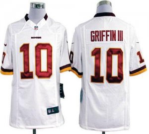 Jerseys Factory Cheap Nike Redskins #10 Robert Griffin III White
