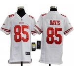 Jerseys Factory Cheap Nike 49ers #85 Vernon Davis White Youth Em