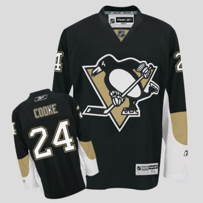Jerseys Factory Cheap Penguins #24 Matt Cooke Embroidered Black