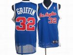 Jerseys Factory Cheap Clippers #32 Blake Griffin Embroidered Blu