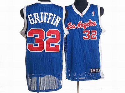 Jerseys Factory Cheap Clippers #32 Blake Griffin Embroidered Blu