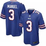 Jerseys Factory Cheap Nike Bills #3 E. J. Manuel Royal Blue Team