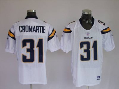 Jerseys Factory Cheap Chargers Antonio Cromartie #31 Stitched Wh