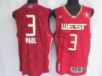 Jerseys Factory Cheap Hornets #3 Chris Paul Embroidered Red 2010