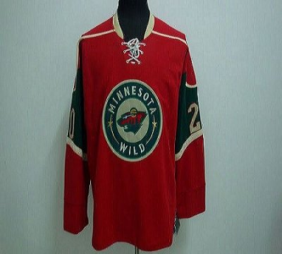Jerseys Factory Cheap Wild Blank Embroidered Red NHL Jersey