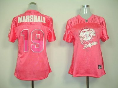 Jerseys Factory Cheap Dolphins #19 Brandon Marshall Pink 2011 Wo