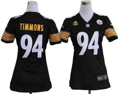 Jerseys Factory Cheap Nike Steelers #94 Lawrence Timmons Black T