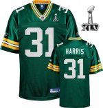 Jerseys Factory Cheap Packers Al Harris #31 Green Super Bowl XLV