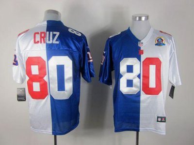 Jerseys Factory Cheap Nike Giants #80 Victor Cruz Royal Blue/Whi