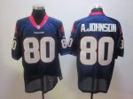 Jerseys Factory Cheap Nike Texans #80 A.Johnson Blue Stitched NF