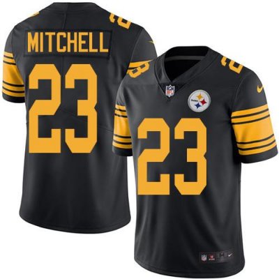Jerseys Factory Cheap Nike Steelers #23 Mike Mitchell Black Men'