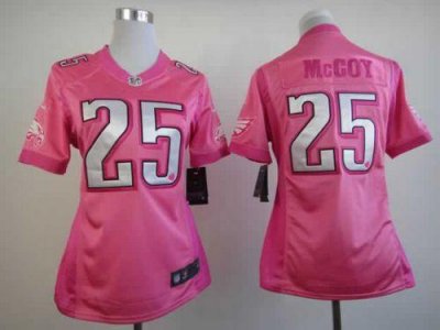Jerseys Factory Cheap Nike Eagles #25 LeSean McCoy Pink Women's