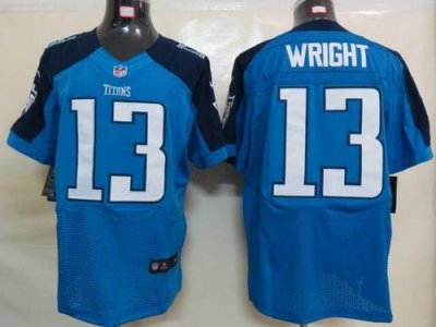 Jerseys Factory Cheap Nike Titans #13 Kendall Wright Light Blue