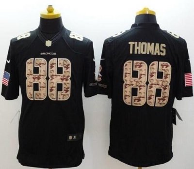 Jerseys Factory Cheap Nike Broncos #88 Demaryius Thomas Black Me
