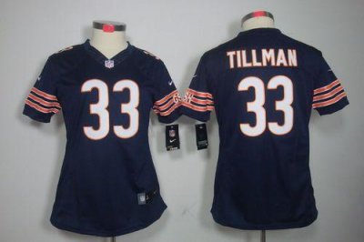 Jerseys Factory Cheap Nike Bears #33 Charles Tillman Navy Blue T